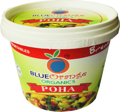 

Blueorange Ready To Eat Breakfast- Organic Poha Pack of 4 320 g(Pack of 4)