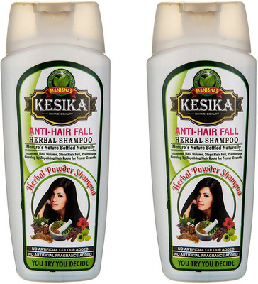 

keshika Anti-Hair Fall Herbal Shampoo 100 % natural(400 ml)