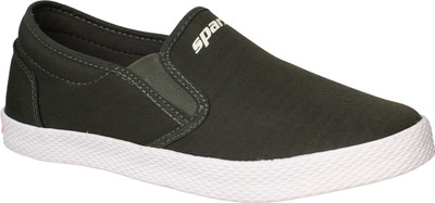 

Sparx Men SM-386 Olive Beige Slip On Sneakers For Men(Olive, Olivebeige