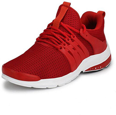 

LeatherKraft 852 Running Shoes For Men(Grey, Red