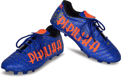 

PIPILIKA Sports Stud Footbal Shoe Boots Football Shoes For Men(Blue, Orange