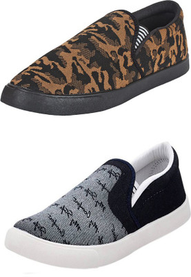 

Trenqs Casuals For Men(Multicolor, Brown