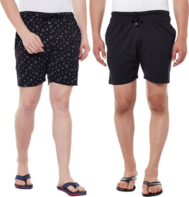 MACK JONNEY Solid Men Multicolor Regular Shorts