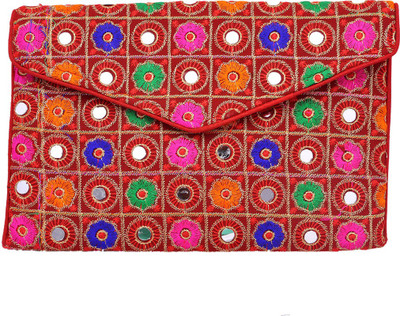 

Sadaf Design's Girls Casual Multicolor Silk, Cotton Sling Bag