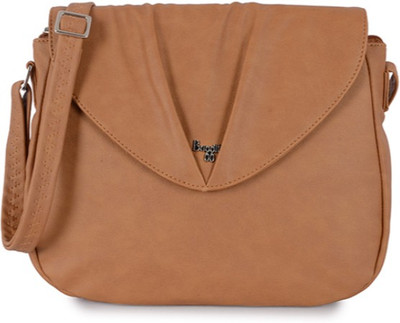 

Baggit Women Casual Tan PU Sling Bag