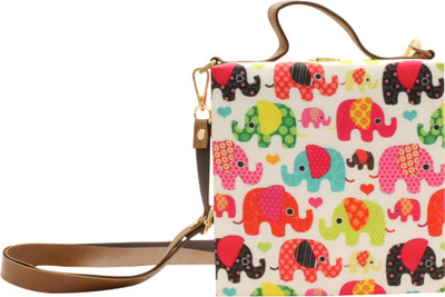 

Desi Darzi Women Casual Multicolor Wood Sling Bag