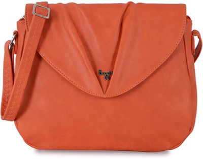 

Baggit Women Casual Orange PU Sling Bag