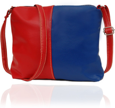 

Borse Women Casual Red, Blue Leatherette Sling Bag, Blue;red