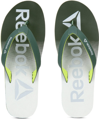 

REEBOK EMBOSSED FLIP Slippers, Chalk green/highvis green