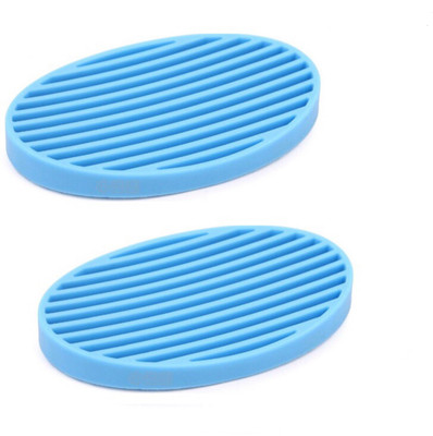 

Rozatech Silicone Soap holder | Soap Dish | Soap Mount(Blue)