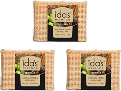 

Ida's Essence Handmade Bathing Bar - Triphala - Acne control(100 g, Pack of 3)