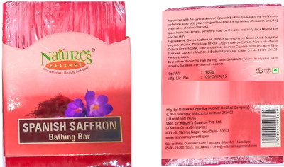 

Nature's Essence Spanish Saffron Bathing Bar Pack Of 2 Soaps(150 g, Pack of 2)
