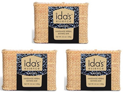 

Ida's Essence Handmade Bathing Bar - Kalonji - Acne Control(100 g, Pack of 3)