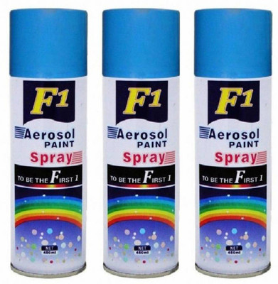 F1 Blue Spray Paint 450 ml(Pack of 3)