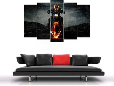 Impression Wall 58 cm Ghost Rider Self Adhesive Sticker(Pack of 1)