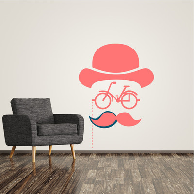 Flipkart SmartBuy 155 cm Cycle_hat Self Adhesive Sticker(Pack of 1)