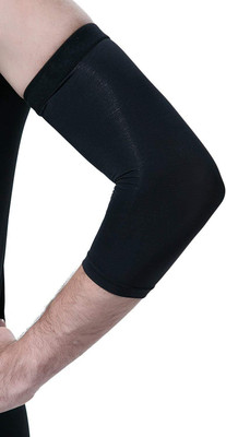 

QUINERGYS Copper Compression Elbow Sleeve Elbow Support(Black, Ebony