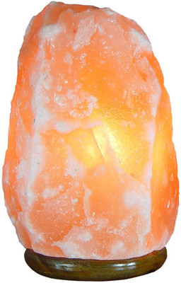 

Starstell Natural Himalayan Rock Salt Lamp for Healing & Soothing Effect Table Lamp(22 cm, Orange)