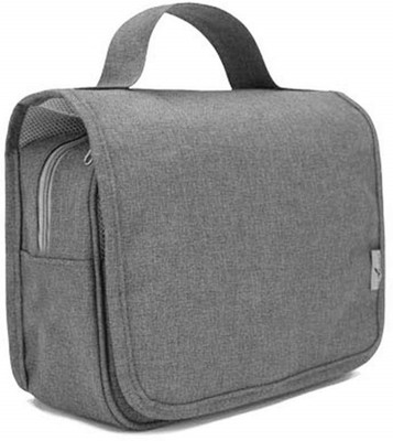 

TecMac Travelsky Men and Women Large Capacity Portable Travel Cosmetic Bag, Makeup Bag, Hanging Bag Travel Toiletry Kit(Grey)