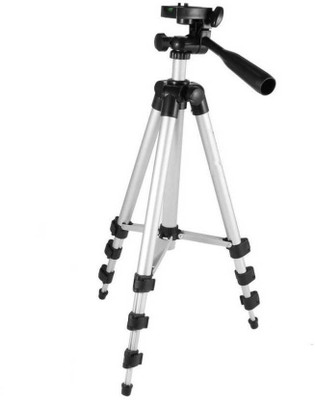 

Spring Jump Tripod-3110 40.2 Inch Portable Camera Tripod With Three-Dimensional Head & Quick Release Plate Tripod(Silver, Supports Up to 1500 g)