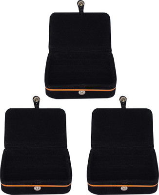 

Aadhya Ring box (3pcs) Vanity Box(Black)