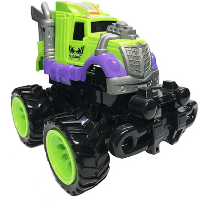 

Emob Wind Speed Bounce Open Transformation Stunt Robot Car Gift Toy with Door Opening Feature(Green)