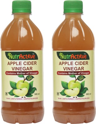 NutrActive Super Apple Cider Vinegar with Mother of Vinegar Vinegar(2 x 500 ml)
