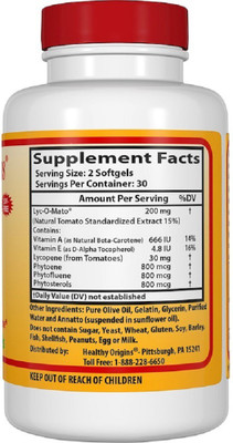 

HEALTHY ORIGINS Healthy Origins, Lyc-O-Mato, Tomato Lycopene Complex(60 No)