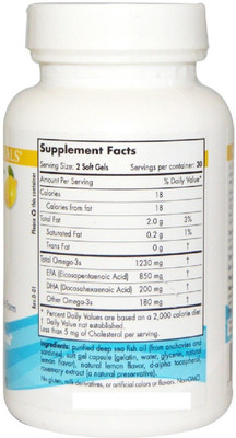 

Nordic Naturals Nordic Naturals, EPA, Lemon,(60 No)