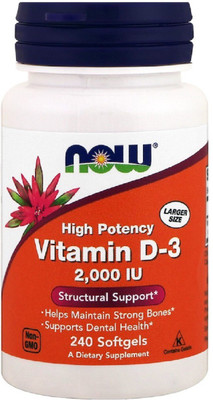 

Now Foods Now Foods, Vitamin D-3,(240 No)