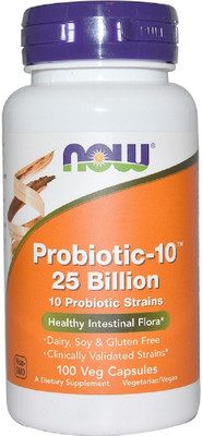 

Now Foods Now Foods, Probiotic-10,(100 No)