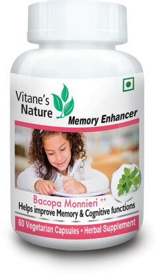 

Vitane Memory Enhancer (Bacopa Monnieri)(400 mg)