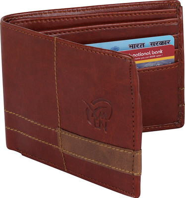 

X-Men Men Tan Genuine Leather Wallet(6 Card Slots)