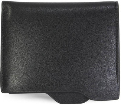 Bizarre Kraftz Men Black Artificial Leather Wallet(4 Card Slots)