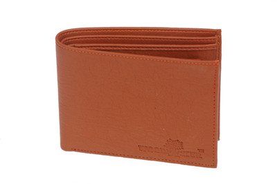 

Woodpicker Men Tan Artificial Leather Wallet(6 Card Slots)