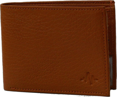 

ZAP N GRAB Men Tan Genuine Leather Wallet(6 Card Slots)