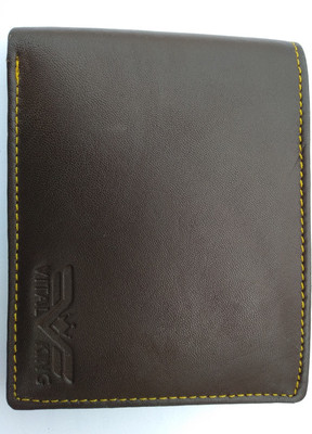 

Vital King Men Brown Genuine Leather Wallet(3 Card Slots)