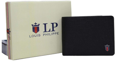 

LP Men Black Genuine Leather Wallet(6 Card Slots)