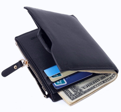 

Accezory Men Casual Blue Artificial Leather Wallet(11 Card Slots)