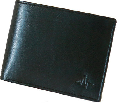 

ZAP N GRAB Men Black Genuine Leather Wallet(4 Card Slots)