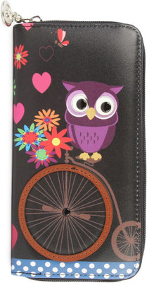 

Instabuyz Girls Black Artificial Leather Wallet(8 Card Slots)
