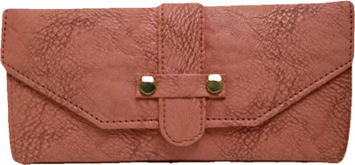 

Rapidcostore Girls Orange Artificial Leather Wallet(1 Card Slot), Peach