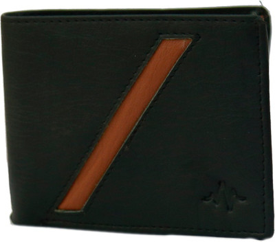 

ZAP N GRAB Men Black Artificial Leather Wallet(3 Card Slots)