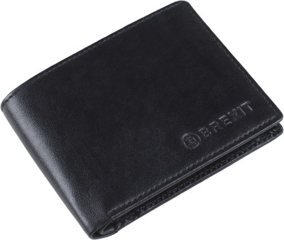 

Brexit Men Black Artificial Leather Wallet(3 Card Slots)