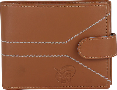 

Kidania Men Brown Genuine Leather Wallet(3 Card Slots)