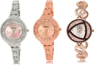

LOREM FZ 225_226_238 Designer Strap Analog watch for Women And Girls Watches Watch - For Girls