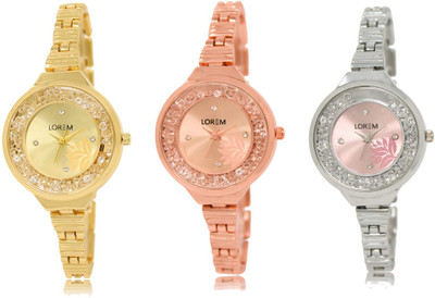 

LOREM FZ 224_225_226 Designer Strap Analog watch for Women And Girls Watches Watch - For Girls