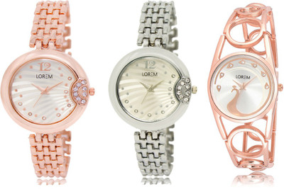 

LOREM FZ 227_228_232 Designer Strap Analog watch for Women And Girls Watches Watch - For Women