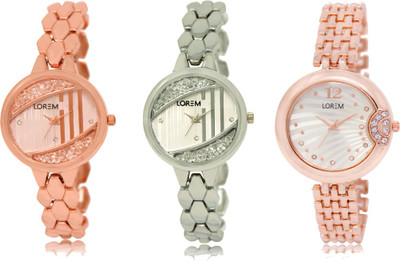 

LOREM FZ 222_223_228 Designer Strap Analog watch for Women And Girls Watches Watch - For Women