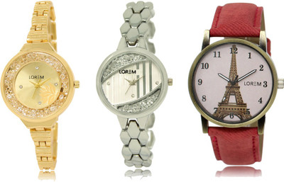 

LOREM FZ 223_224_230 Designer Strap Analog watch for Women And Girls Watches Watch - For Girls